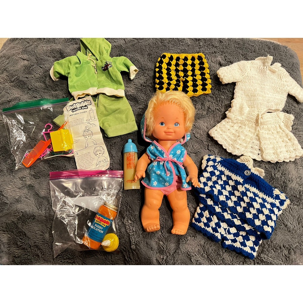 Luv A Bubble Tender Love Baby Doll‎ 14" Mattel 1978 With Accessories And BOX!